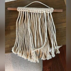 Boho Cream Macrame Wall Hanging